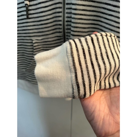 Roxy Striped Zip Up Hoodie Jacket - Picture 6 of 6